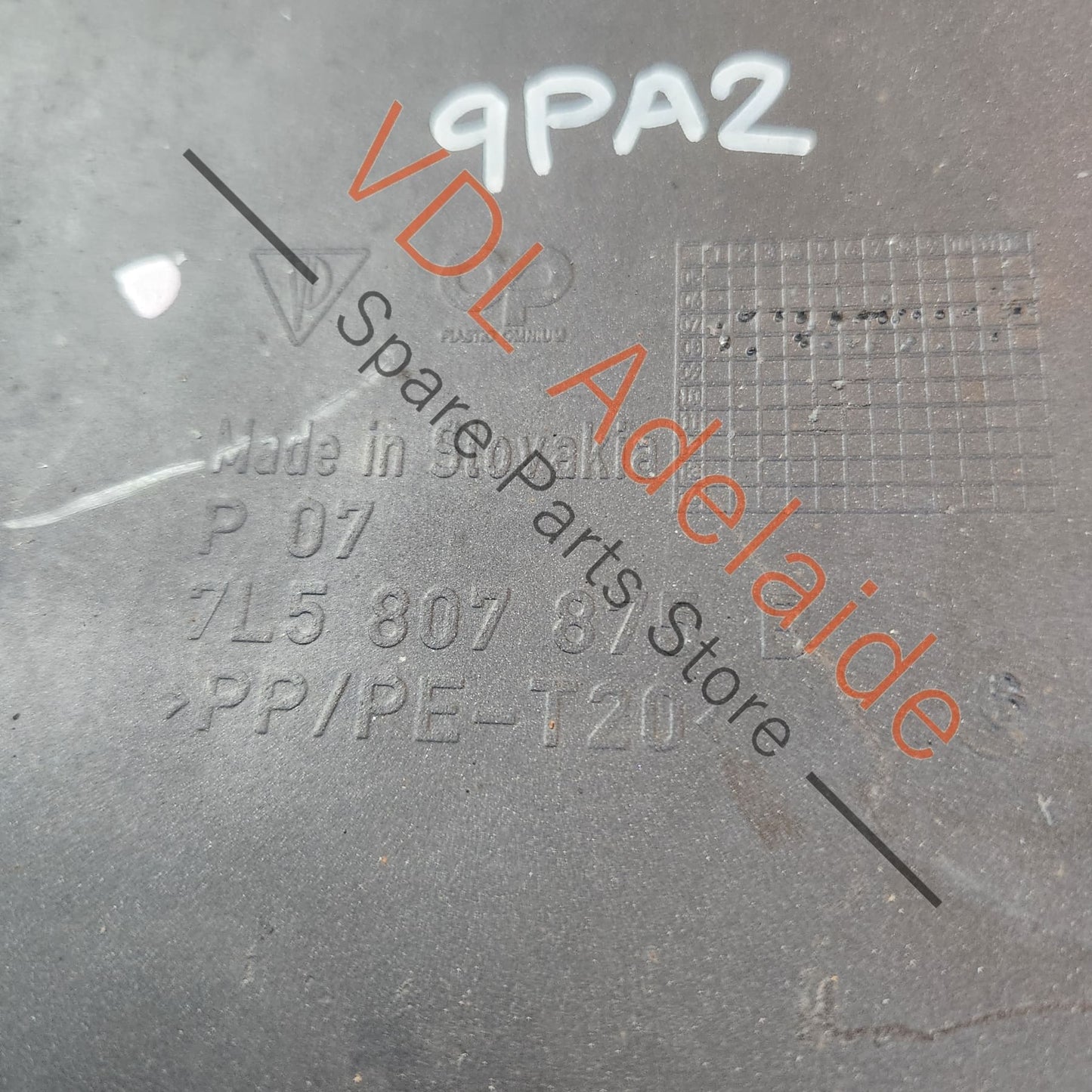 95550587511, 95550587513G2X, , , Porsche Cayenne GTS Rear Bumper Lower Spoiler (modified to suit towbar) 95550587511 G2X