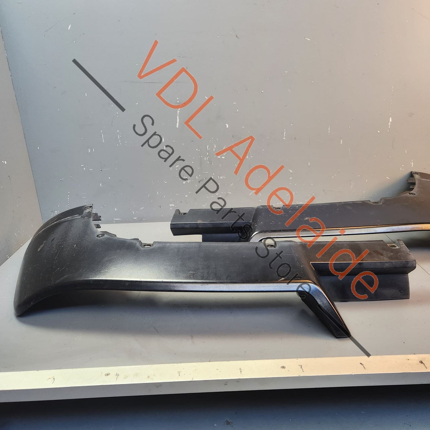 95550587511, 95550587513G2X, , , Porsche Cayenne GTS Rear Bumper Lower Spoiler (modified to suit towbar) 95550587511 G2X