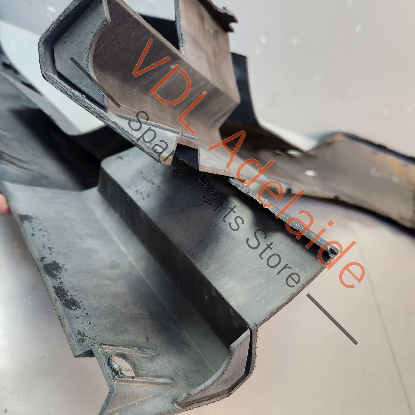 95550587511, 95550587513G2X, , , Porsche Cayenne GTS Rear Bumper Lower Spoiler (modified to suit towbar) 95550587511 G2X