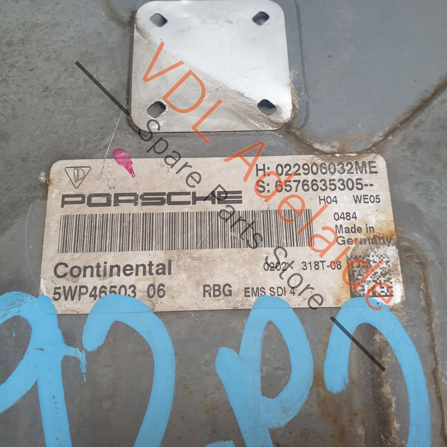 95561860403, 9556379452801C, 3D0909139D, , Porsche Cayenne 4.8L GTS 9PA 955 957 DME EIS System Set with Key & Steering Lock