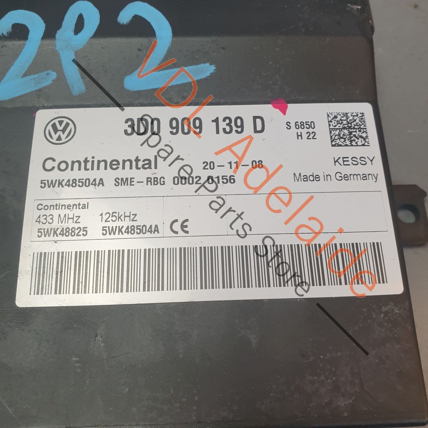 95561860403, 9556379452801C, 3D0909139D, , Porsche Cayenne 4.8L GTS 9PA 955 957 DME EIS System Set with Key & Steering Lock