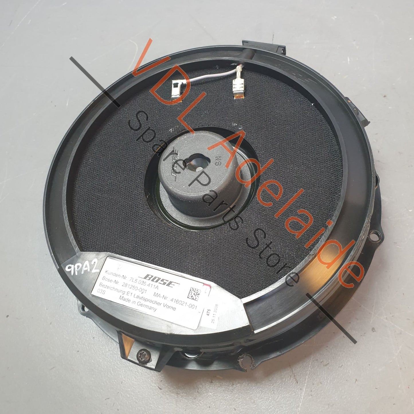 95564502001 7L5035411A Porsche Cayenne 9PA BOSE Front Door Bass Speaker 95564502001 7L5035411A