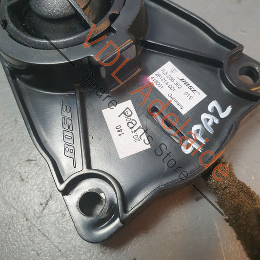 7L5035362 95564504200 Porsche Cayenne 9PA BOSE Rear Door Treble High Tone Speaker 7L5035362 95564504200