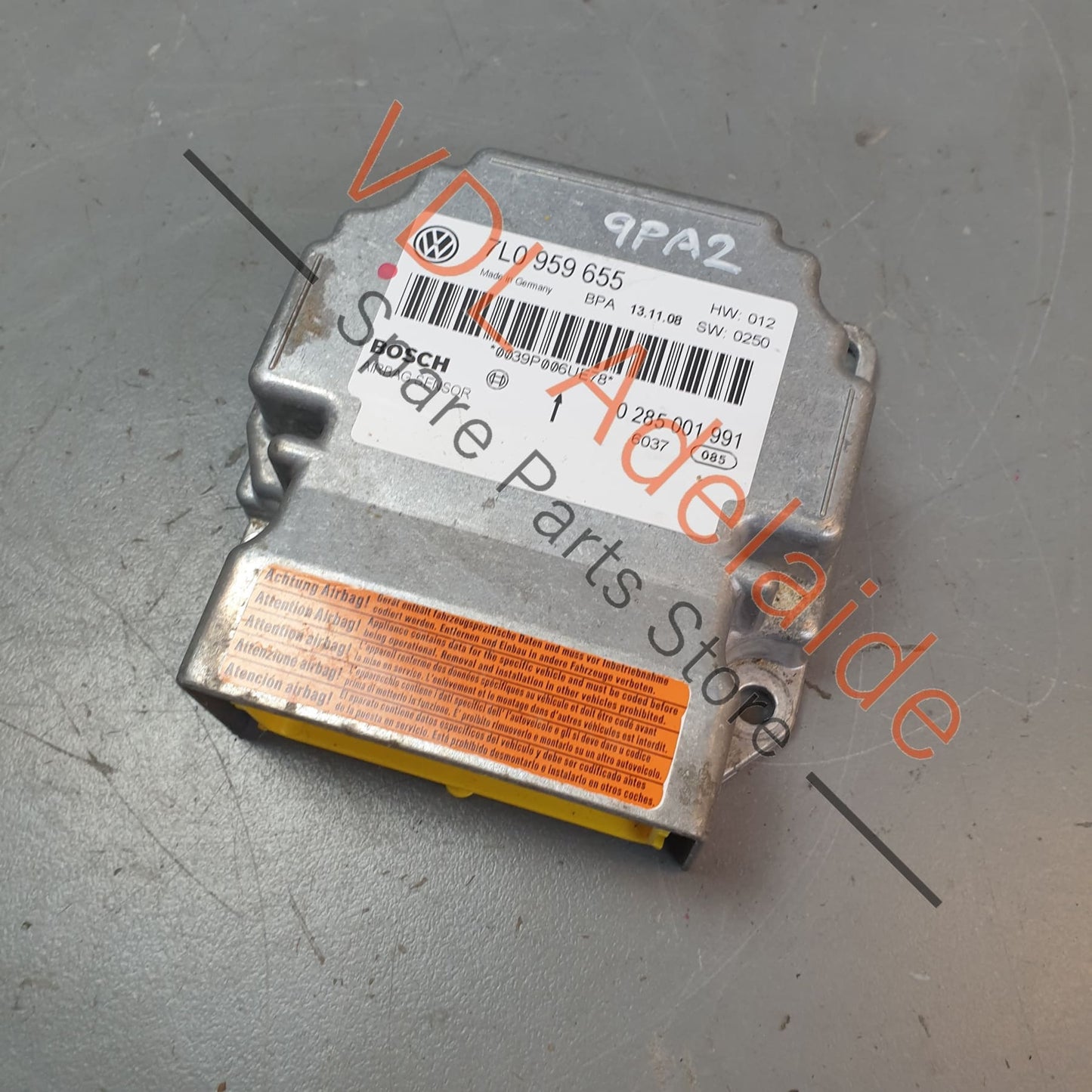 95561821911 7L0959655 Porsche Cayenne 9PA 955 957 Airbag Central Control Module 95561821911 7L0959655