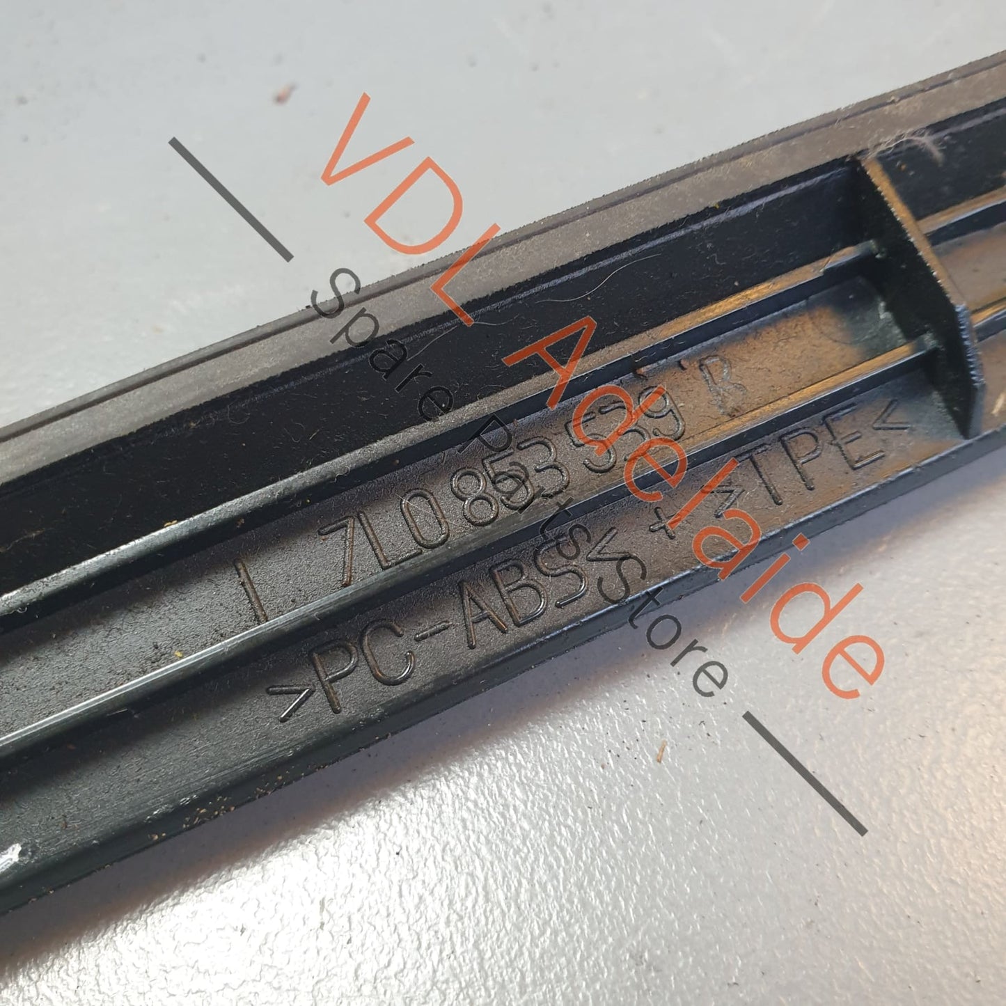 7L0853539, 9555593050001C, , , VW Touareg Porsche Cayenne Plastic Door Opening Entry Sill Trim Strip Rear Left 7L0853539 95555930500 01C