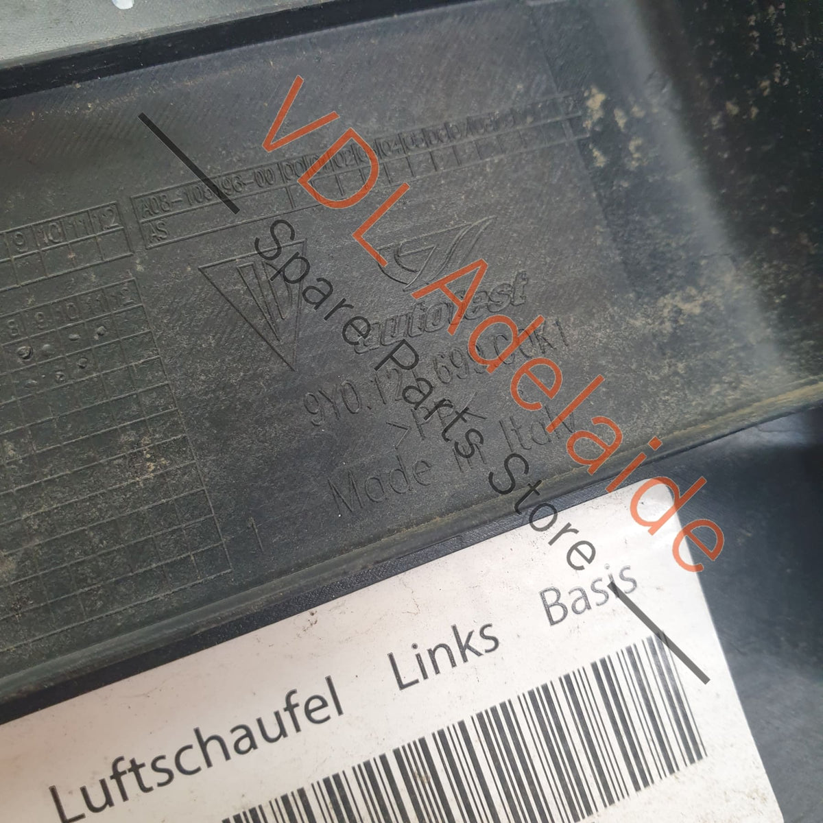 9Y0121699 9Y0121699COK1 Porsche Cayenne E3 9YA 9YB Front Left Lower Radiator Support Air Guide Duct 9Y0121699C OK1