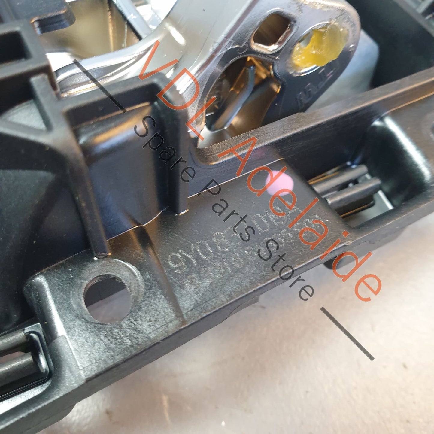 9Y0837019A 9Y0837019CZO Porsche Cayenne E3 9YA 9YB Left Door Opening Handle Interior Silver Chrome Aluminium 9Y0837019 CZO