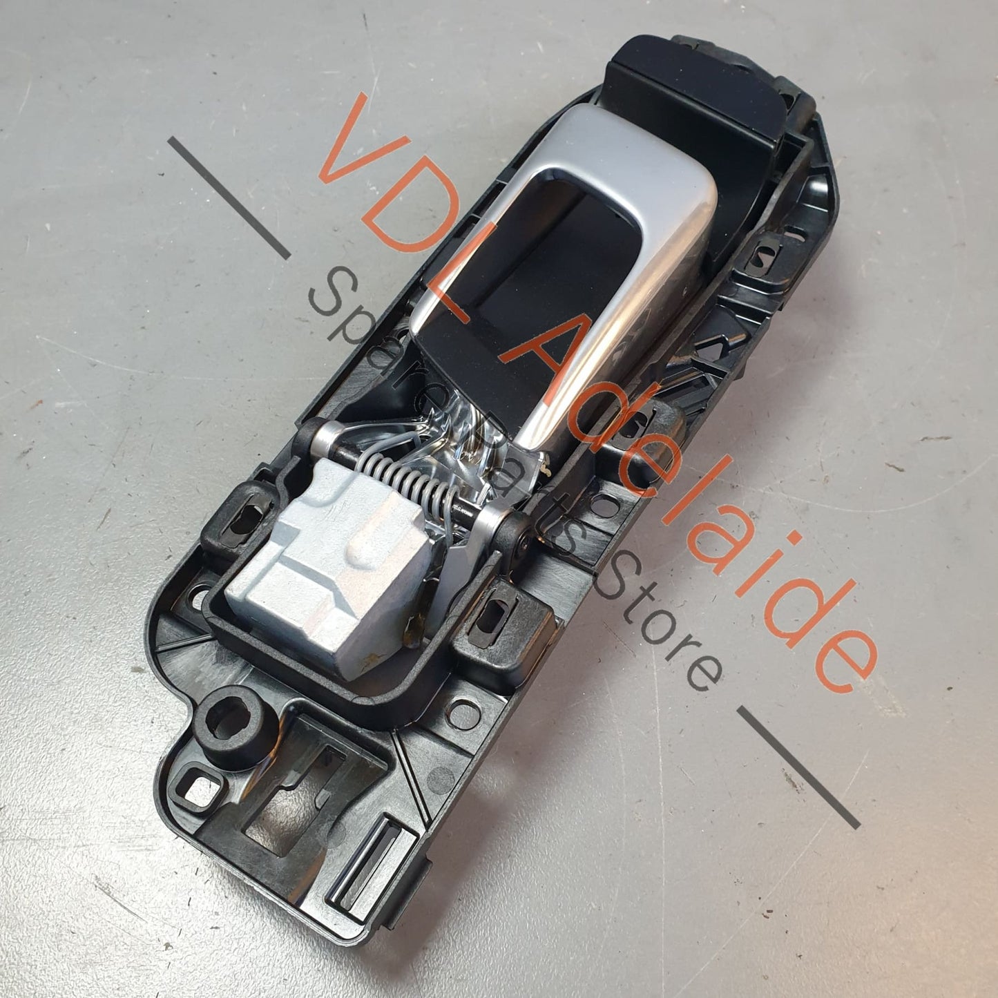 9Y0837019A 9Y0837019CZO Porsche Cayenne E3 9YA 9YB Left Door Opening Handle Interior Silver Chrome Aluminium 9Y0837019 CZO