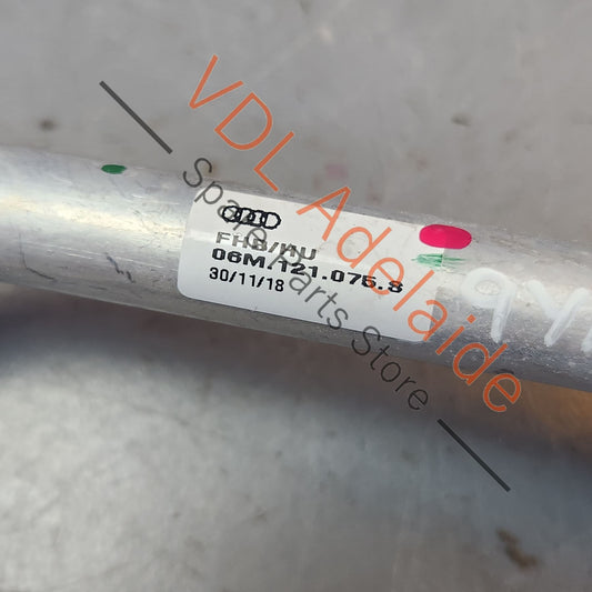 06M121075S Porsche Cayenne E3 9YA 9YB Coolant Pipe Aluminium 06M121075S