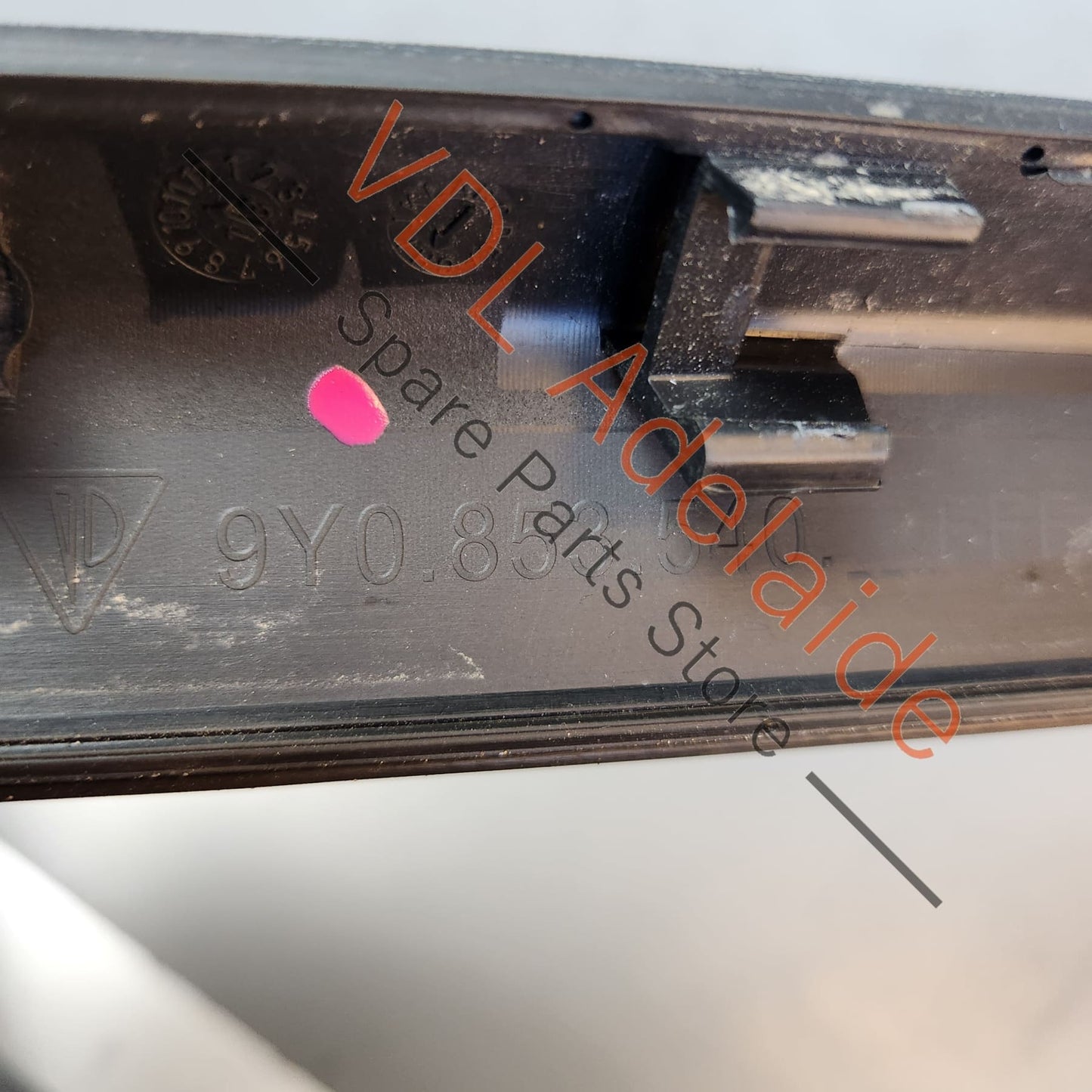 9Y0853540 9Y0853540OK1 Porsche Cayenne E3 9Y Right Rear Door Entry Sill Trim Plastic 9Y0853540