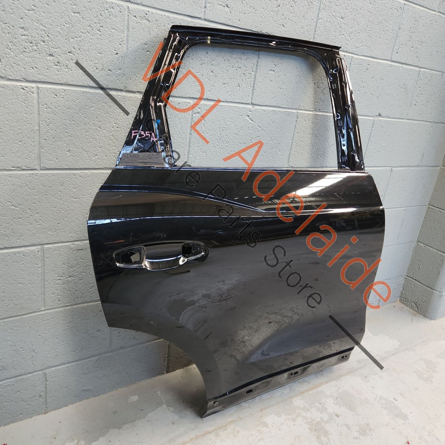 83A833052C 83A845206A Audi Q3 RSQ3 Rear Right Door Shell Panel 83A833052C 0E0E Mythosschwarz Metallic Tinted Glass 83A845206A