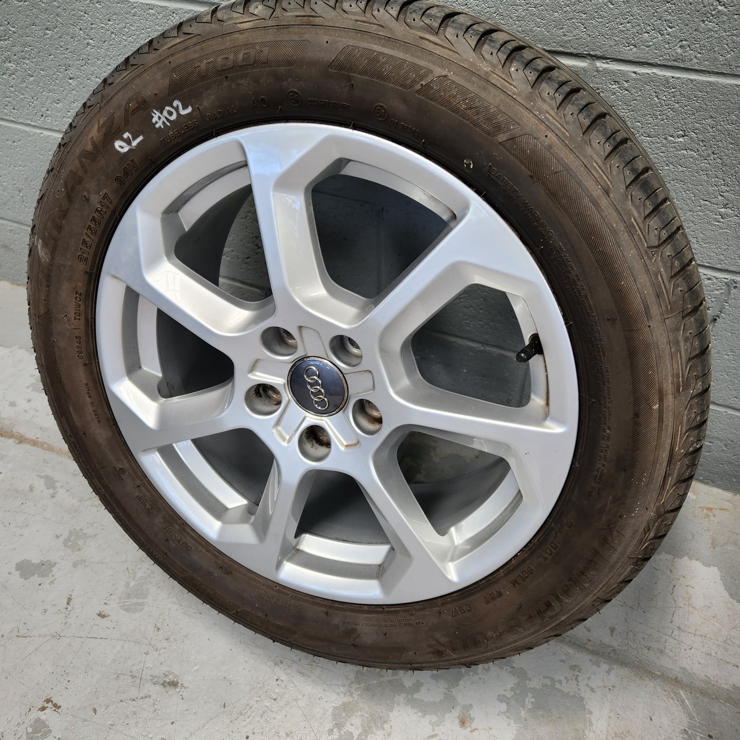81A601025D 1x Genuine Audi Q2 Alloy Wheels 17 x 7J ET45 5x112 81A601025D #02