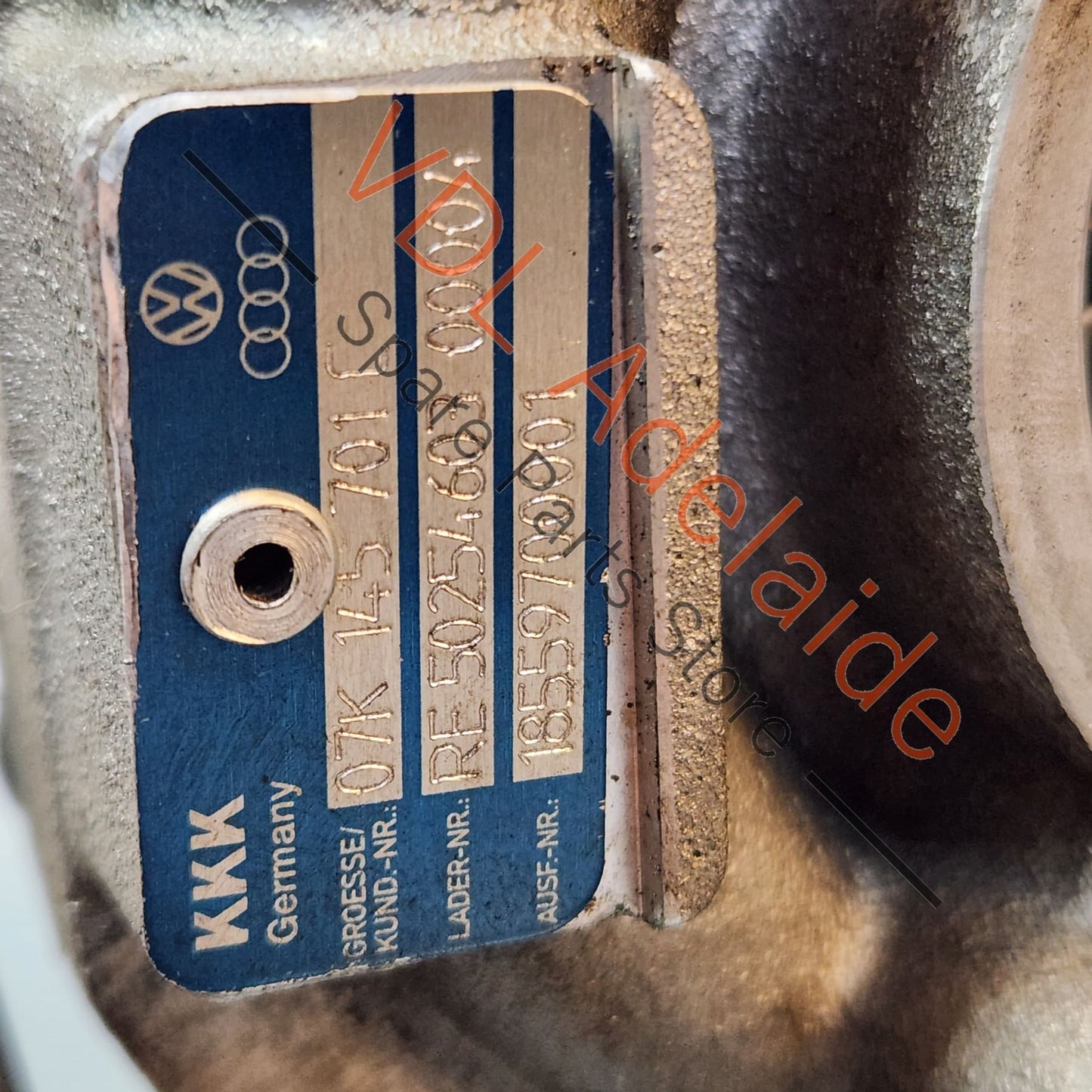 07K145701C Genuine OEM Audi RS3 CZGB Turbocharger Turbo 07K145701C