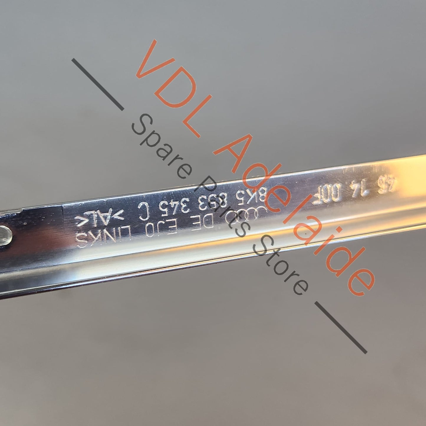 8K5853345C2ZZ Audi A4 B8 Sedan Rear Left Quarter Glass Chrome Trim Strip 8K5853345C 2ZZ