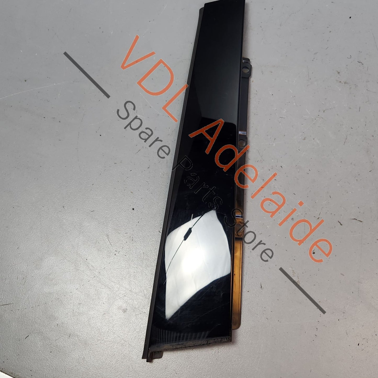 8W0839901A5FQ 8W0839901 Audi A4 S4 B9 Rear Left Door B Pillar Exterior Gloss Black Molding Trim 8W0839901A 5FQ