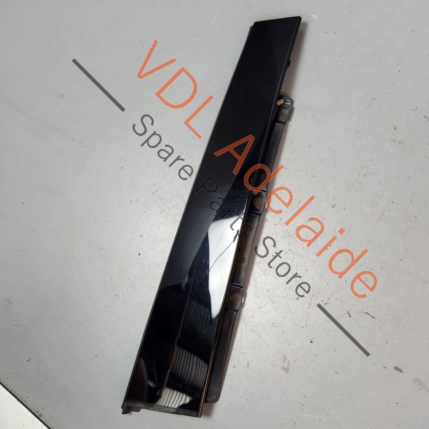 8W0839901A5FQ 8W0839901 Audi A4 S4 B9 Rear Left Door B Pillar Exterior Gloss Black Molding Trim 8W0839901A 5FQ