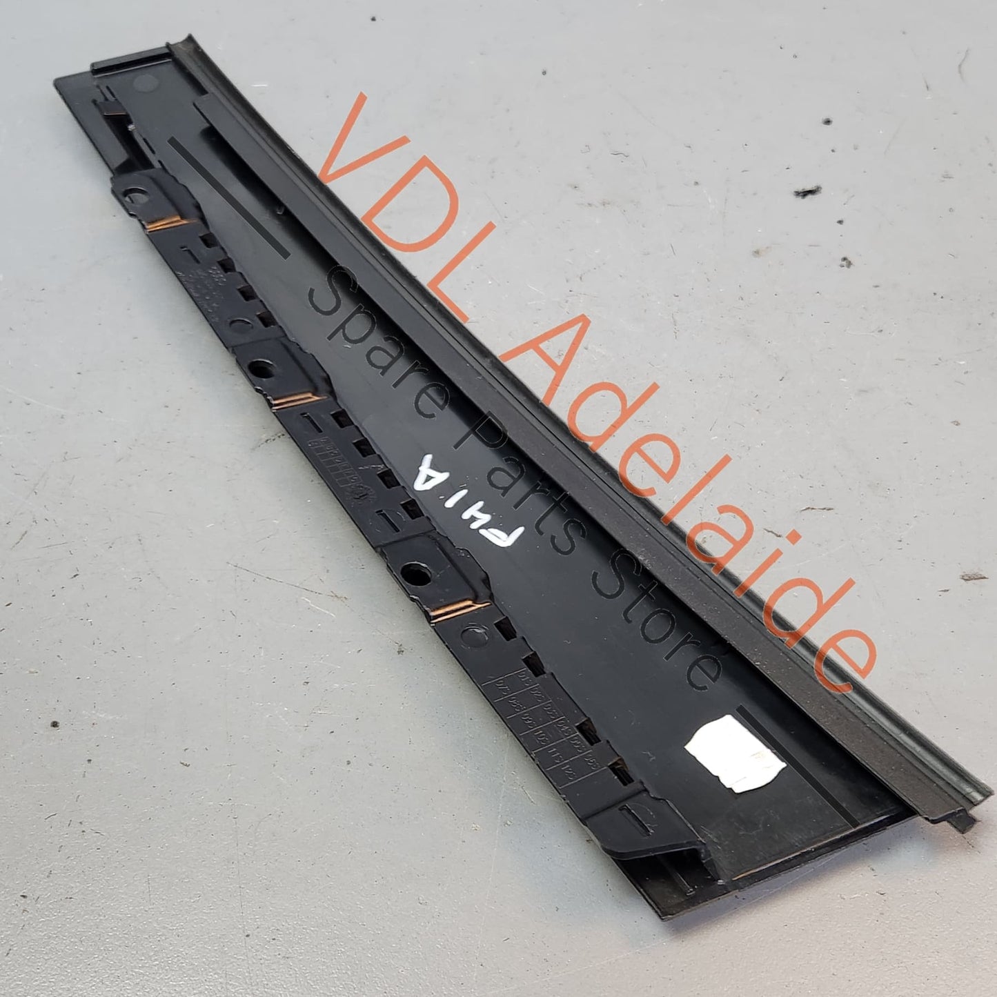 8W0839901A5FQ 8W0839901 Audi A4 S4 B9 Rear Left Door B Pillar Exterior Gloss Black Molding Trim 8W0839901A 5FQ