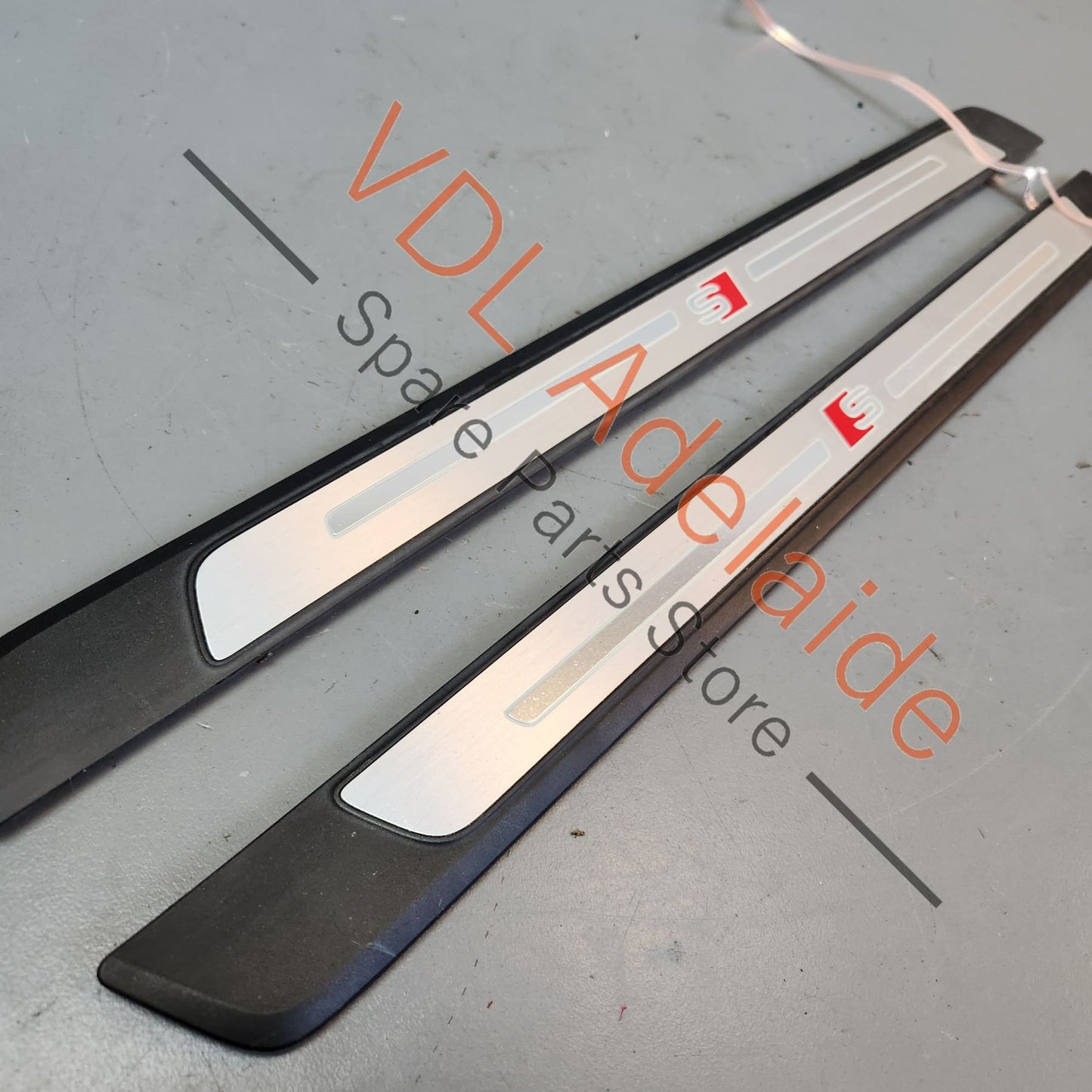 8W0947417A Audi S4 B9 Illuminated Sill Trim Door Entry Strip Pair L&R 8W0947417A 8W0947418A