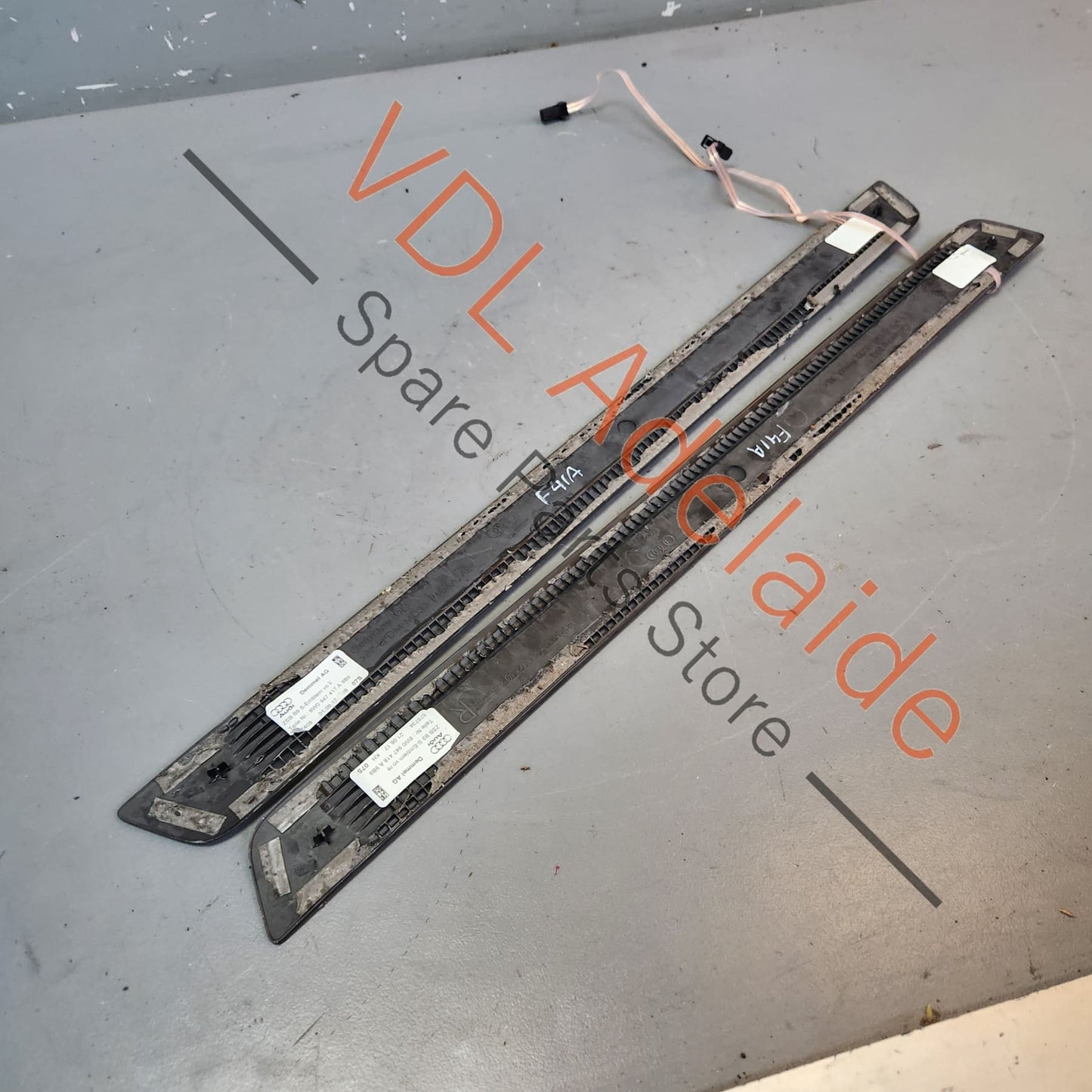 8W0947417A Audi S4 B9 Illuminated Sill Trim Door Entry Strip Pair L&R 8W0947417A 8W0947418A