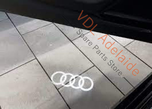 4G0052135D 4G0052136D Audi 4 Rings Projector Door Puddle Light Pair Left & Right Side 4G0052135D 4G0052136D