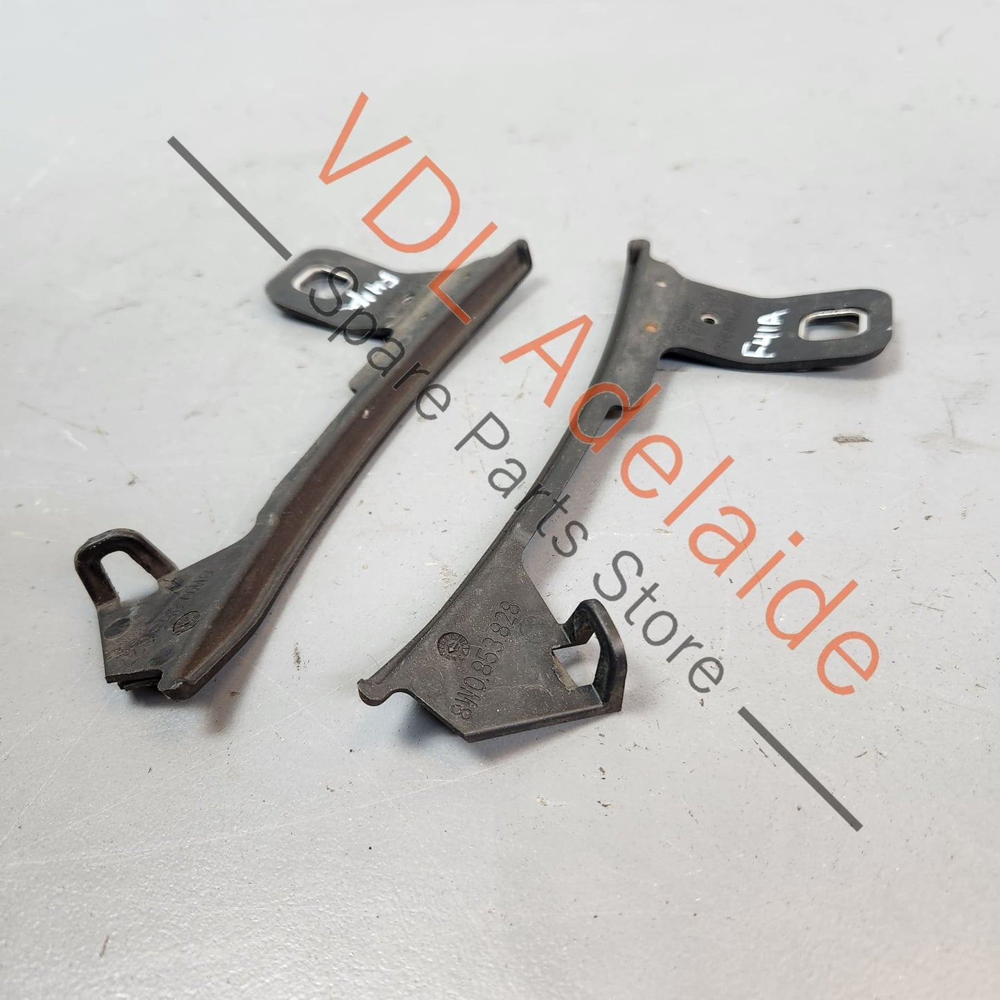 8W0853827 8W0853828 Genuine OEM Audi A4 Pair of Rear Wheel Arch Water Deflector Trim Strip Spoiler Accessory 8W0853827 8W0853828
