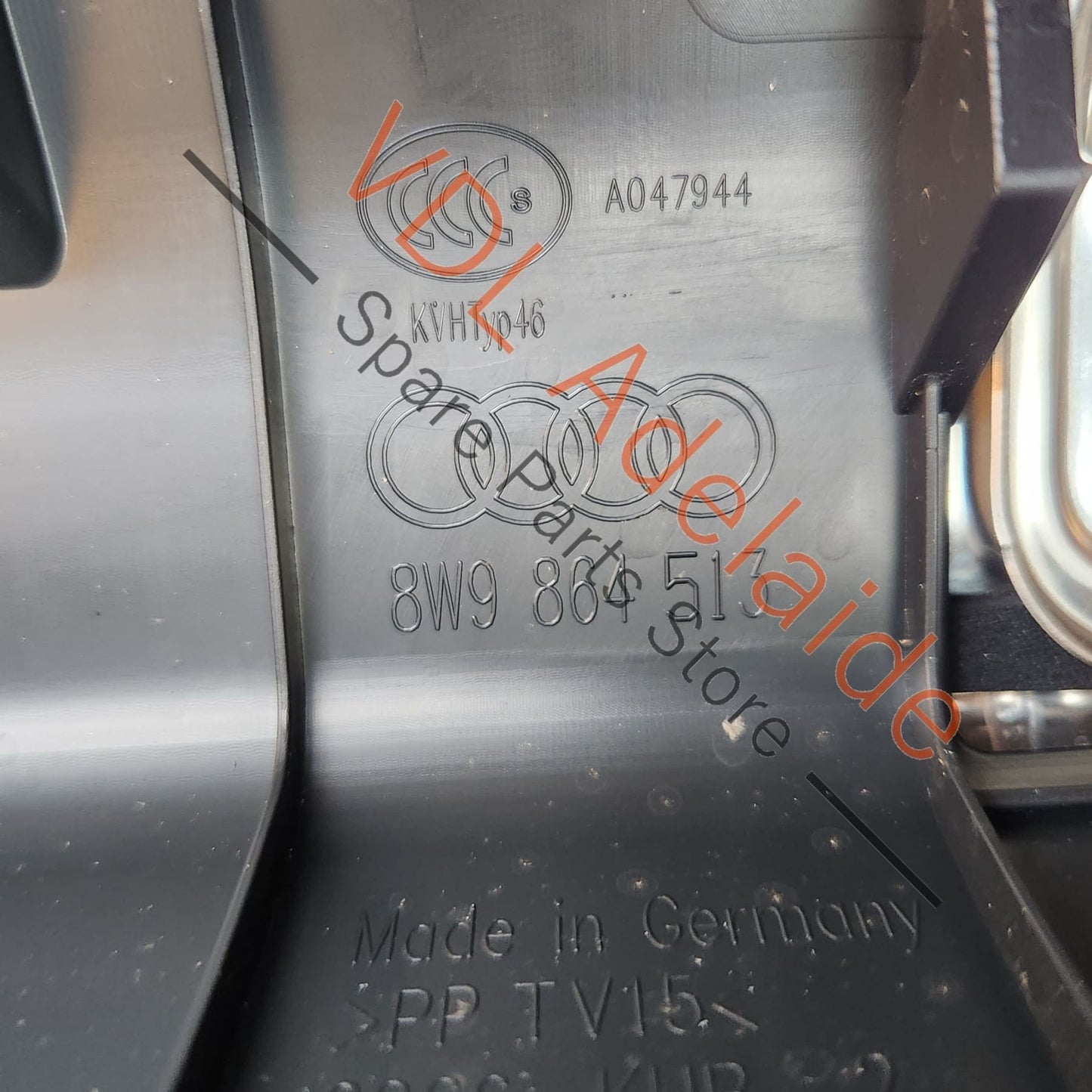 8W9864513 Audi A4 Wagon Avant Boot Loading Edge Trim Strip Interior Panel Stainless 8W9864483B