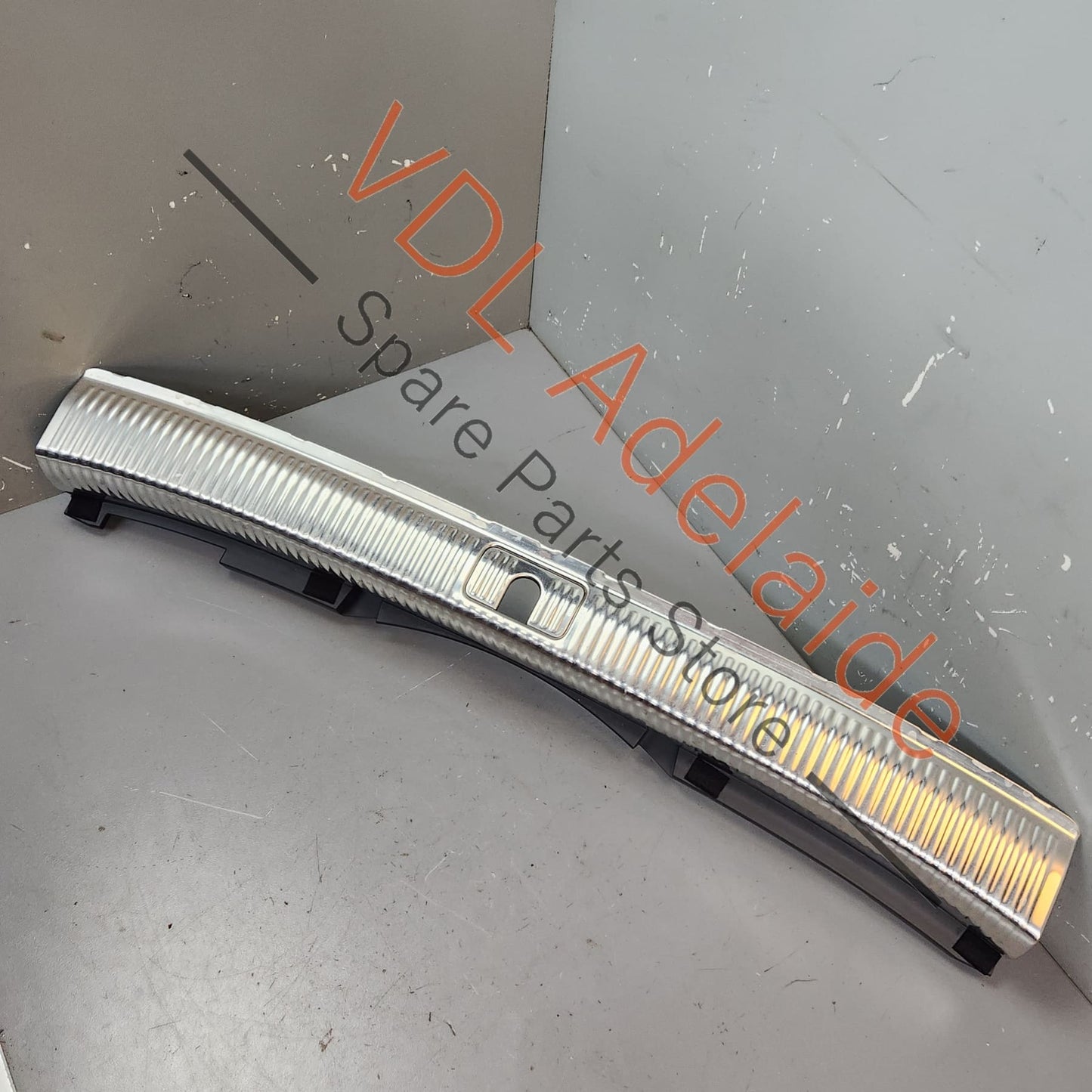 8W9864513 Audi A4 Wagon Avant Boot Loading Edge Trim Strip Interior Panel Stainless 8W9864483B