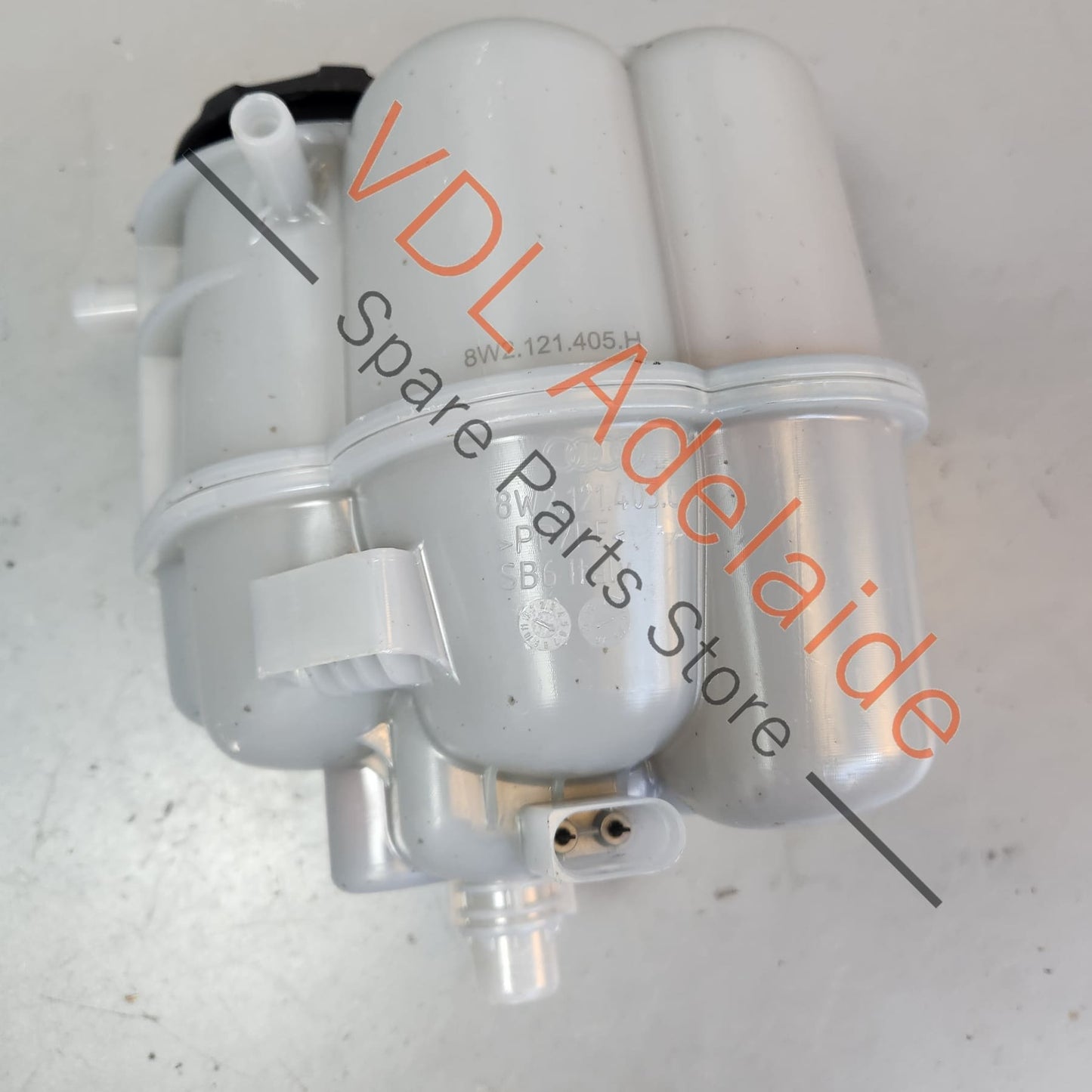 8W2121405J 4M0121321K Audi A4 S4 Radiator Coolant Reservoir Tank w 1.6 BAR Cap 4M0121321K 8W2121405J