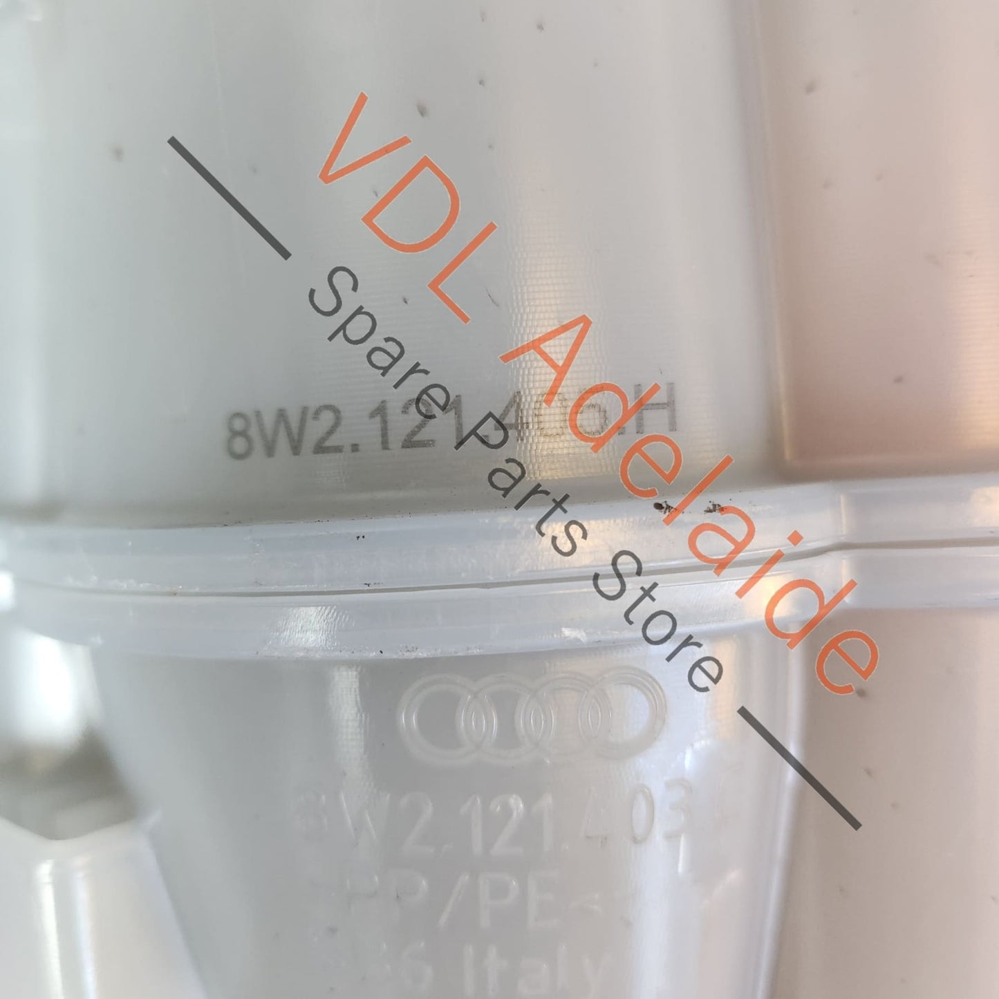 8W2121405J 4M0121321K Audi A4 S4 Radiator Coolant Reservoir Tank w 1.6 BAR Cap 4M0121321K 8W2121405J