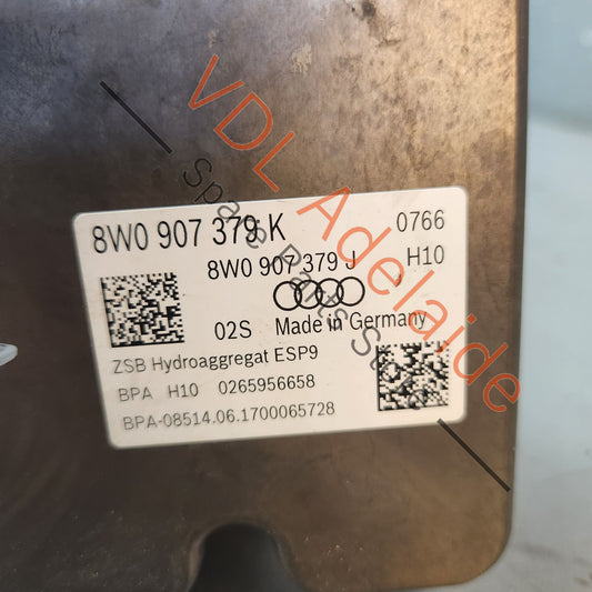 8W0614517NBEF 8W0907379K Audi A4 S4 B9 ABS Brake Module Hydraulic Pump 8W0907379K 8W0614517N BEF