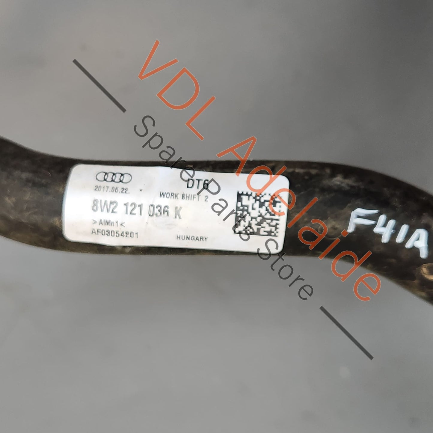 8W2121036K 8W2121051F Audi S4 TFSI B9 3.0L Petrol V6 Water Coolant Hose Pipe 8W2121036K 8W2121051F