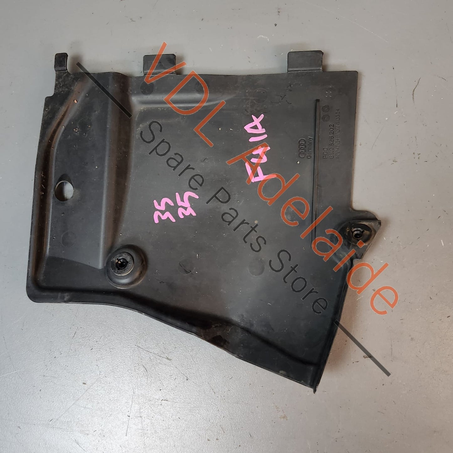 8W0825202 Audi A4 S4 B9 Front Right Underbody Trim Splash Shield 8W0825202