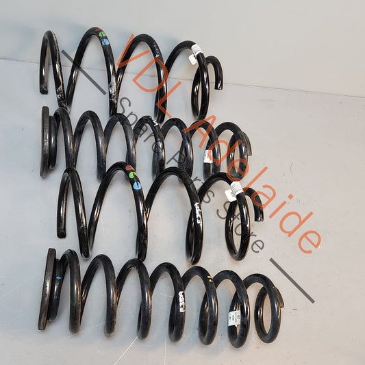 5Q0411105DE 5QF511115CD Audi RSQ3 Set of Suspension Coil Springs 5Q0411105DE 5QF511115CD