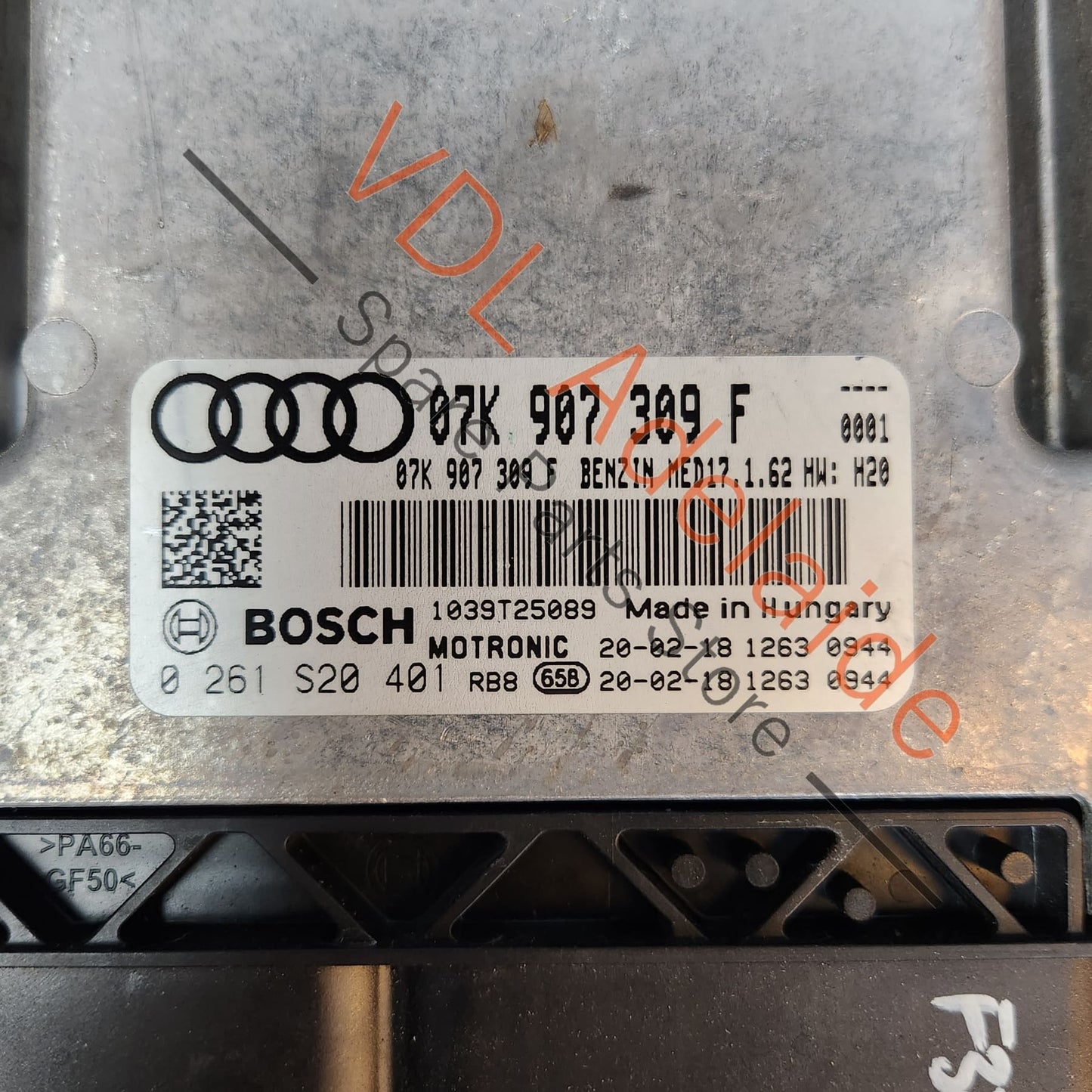 83A907404F30 07K907309F MED17.1.62 Audi DNWA 2.5T 5Cyl RS3 RSQ3 Engine Controller ECU 83A907404 F30 07K907309F MED17.1.62