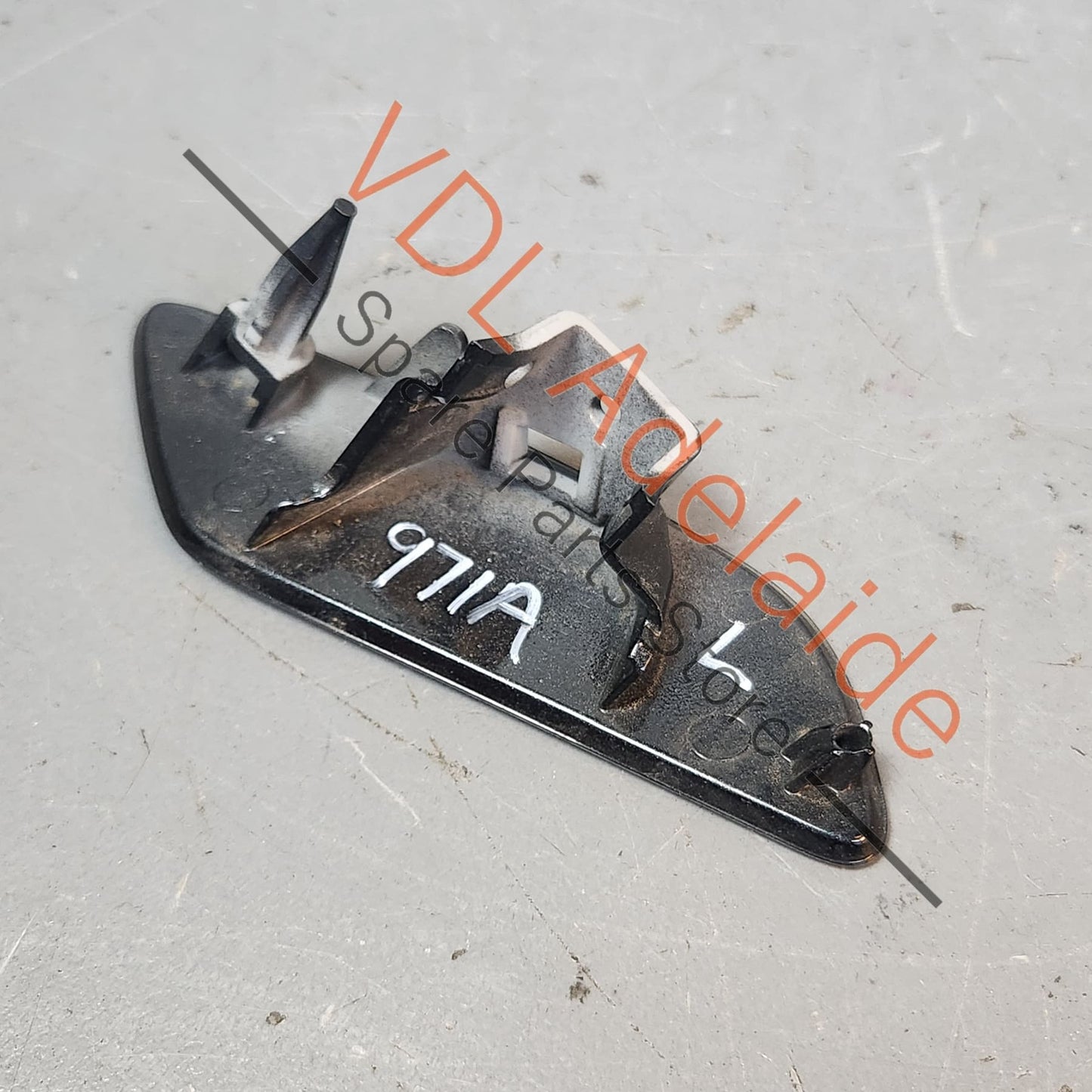 971807753 Porsche Panamera Turbo Front Bumper Left Headlight Washer Cover 971807753