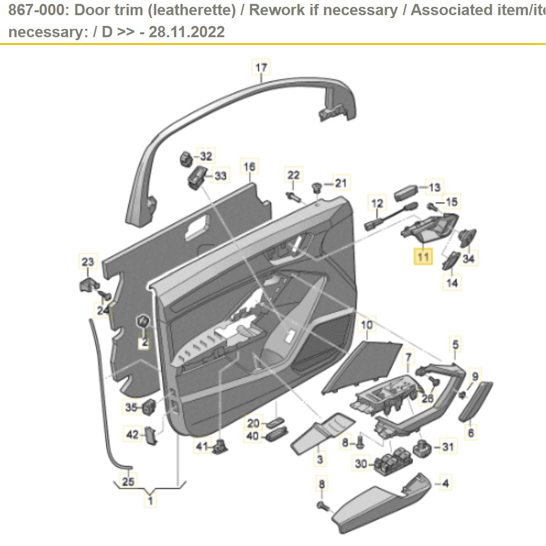 83A837020G 83A837020G4PK 83A837020F Audi Q3 RSQ3 F3 Right Side Interior Door Handle Pull Release Handle 83A837020G 4PK