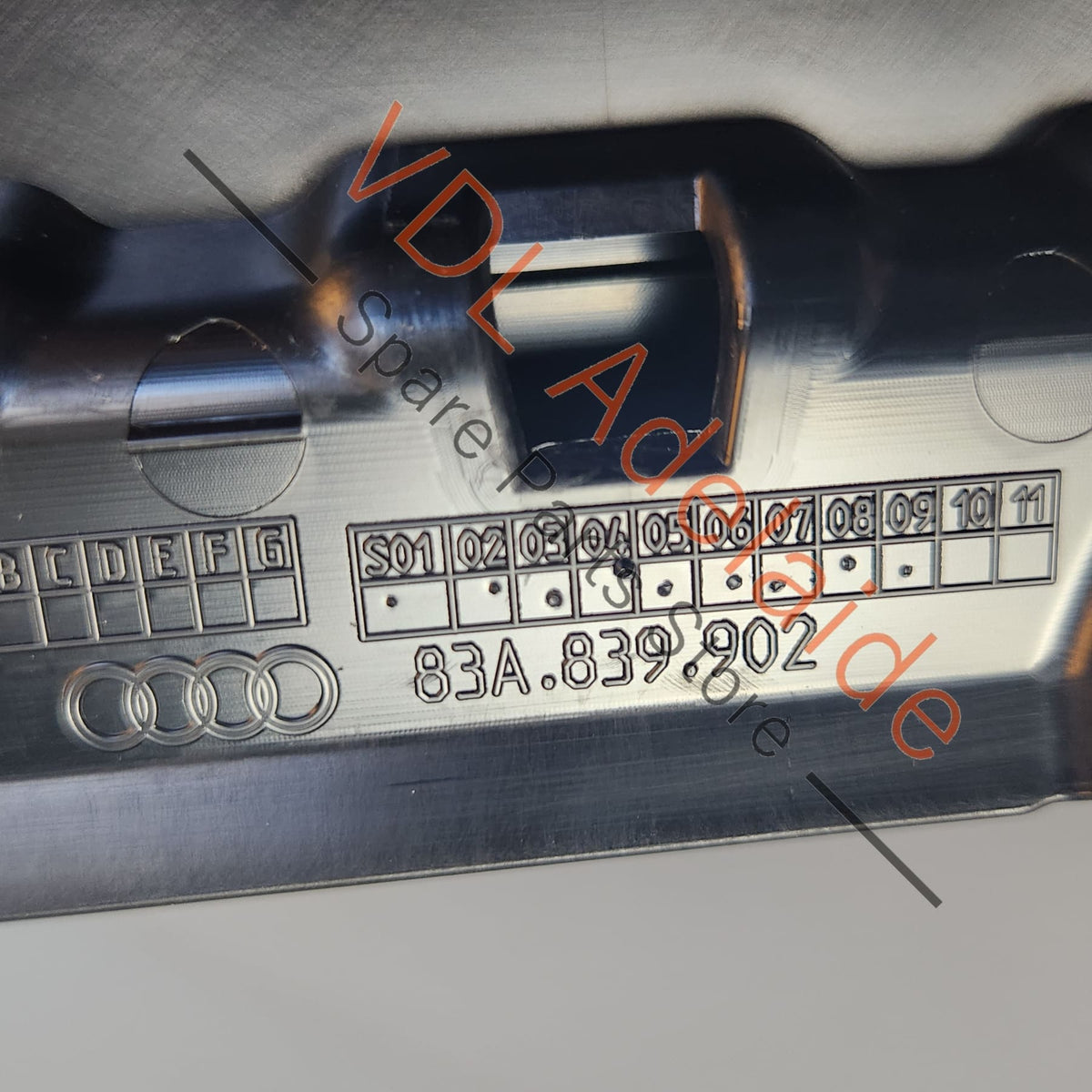 83A839902A 83A839902B Audi RSQ3 Q3 F3 Rear Right Door Exterior B Pillar Trim Molding Gloss Black 83A839902A