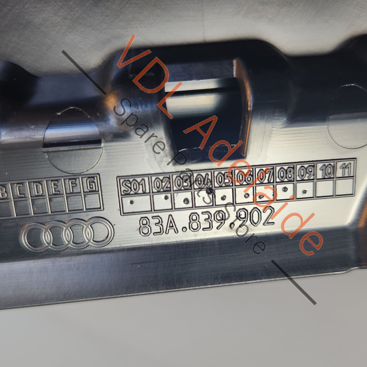 83A839902A 83A839902B Audi RSQ3 Q3 F3 Rear Right Door Exterior B Pillar Trim Molding Gloss Black 83A839902A