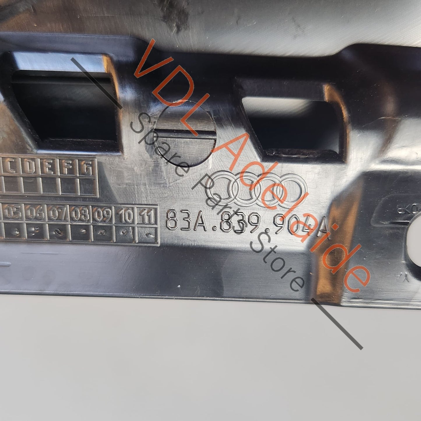 83A839904A 83A839904B Audi RSQ3 Q3 F3 Rear Right Door Exterior C Pillar Trim Molding Gloss Black 83A839904A