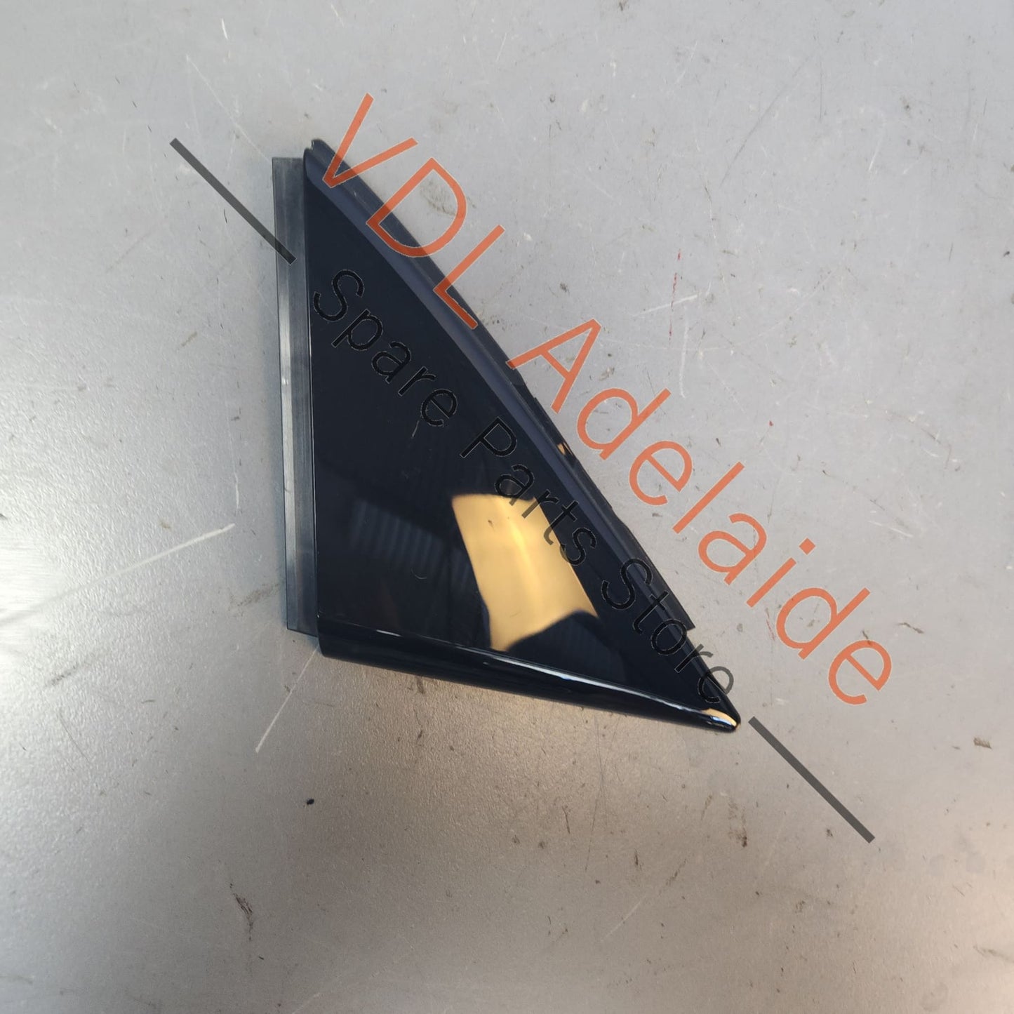83A837637B 83A837637C Audi RSQ3 Q3 F3 Front Left Door Exterior A Pillar Corner Trim Molding Gloss Black 83A837637B