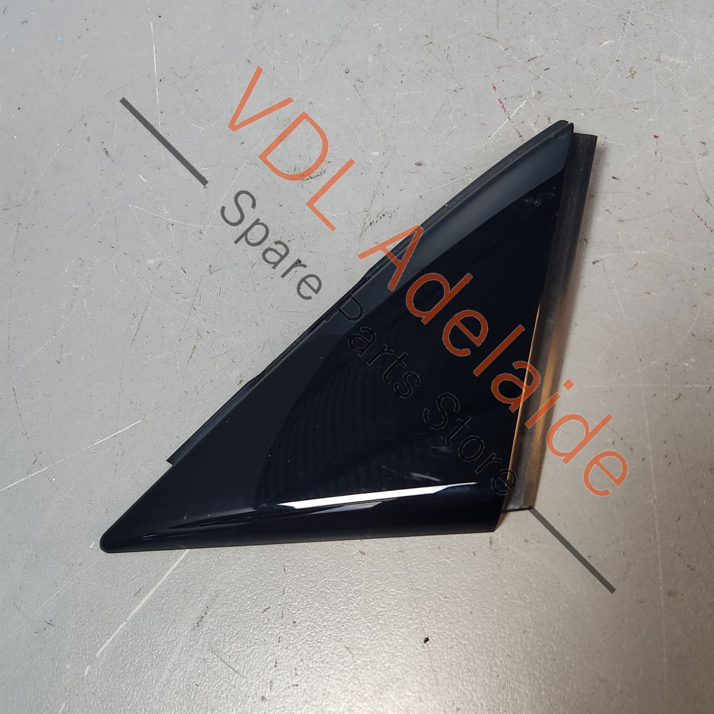 83A837638B 83A837638C Audi RSQ3 Q3 F3 Front Right Door Exterior A Pillar Corner Trim Molding Gloss Black 83A837638B