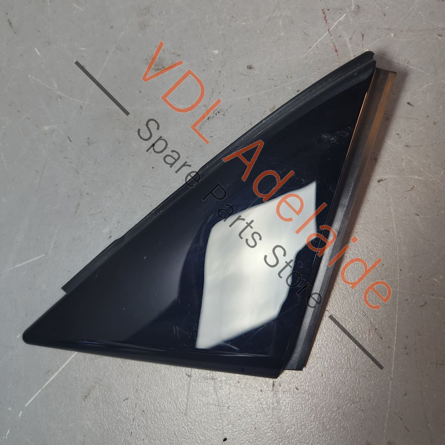 83A837638B 83A837638C Audi RSQ3 Q3 F3 Front Right Door Exterior A Pillar Corner Trim Molding Gloss Black 83A837638B