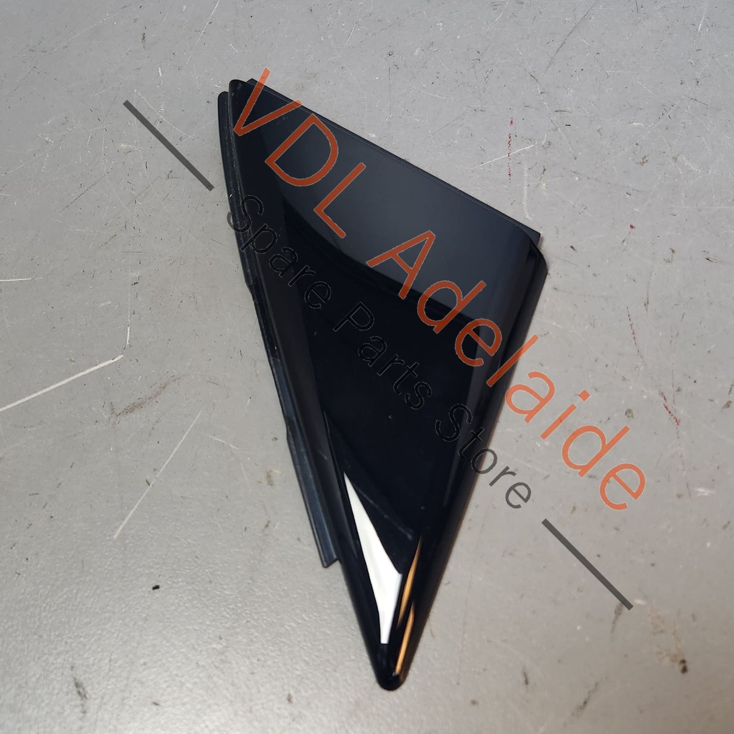 83A837638B 83A837638C Audi RSQ3 Q3 F3 Front Right Door Exterior A Pillar Corner Trim Molding Gloss Black 83A837638B