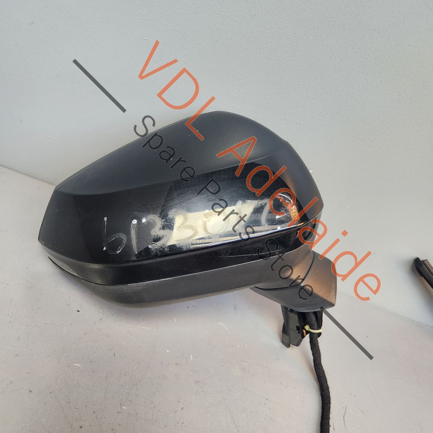 83C857410J9B9 81A857536H 81A857528AGRU Audi Q3 RSQ3 F3 Right Folding Exterior Rear View Wing Mirror w automatic anti dazzle, parking camera & glass