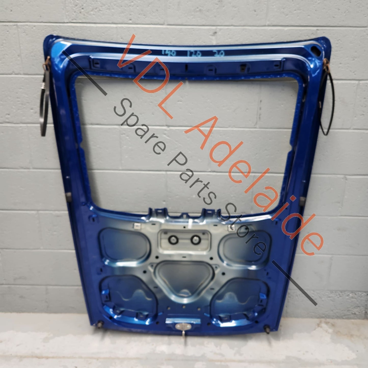 98751201110GRV 98751201101GRV Porsche Cayman 987 Rear Hatch Boot Trunk Aluminium Panel