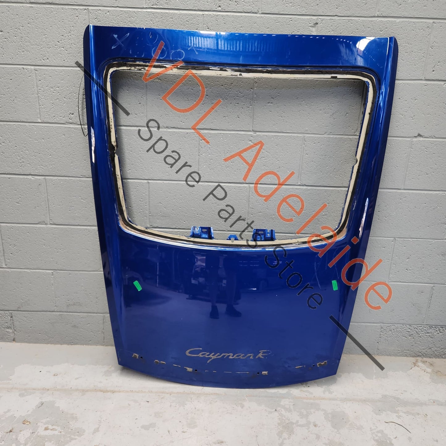 98751201110GRV 98751201101GRV Porsche Cayman 987 Rear Hatch Boot Trunk Aluminium Panel