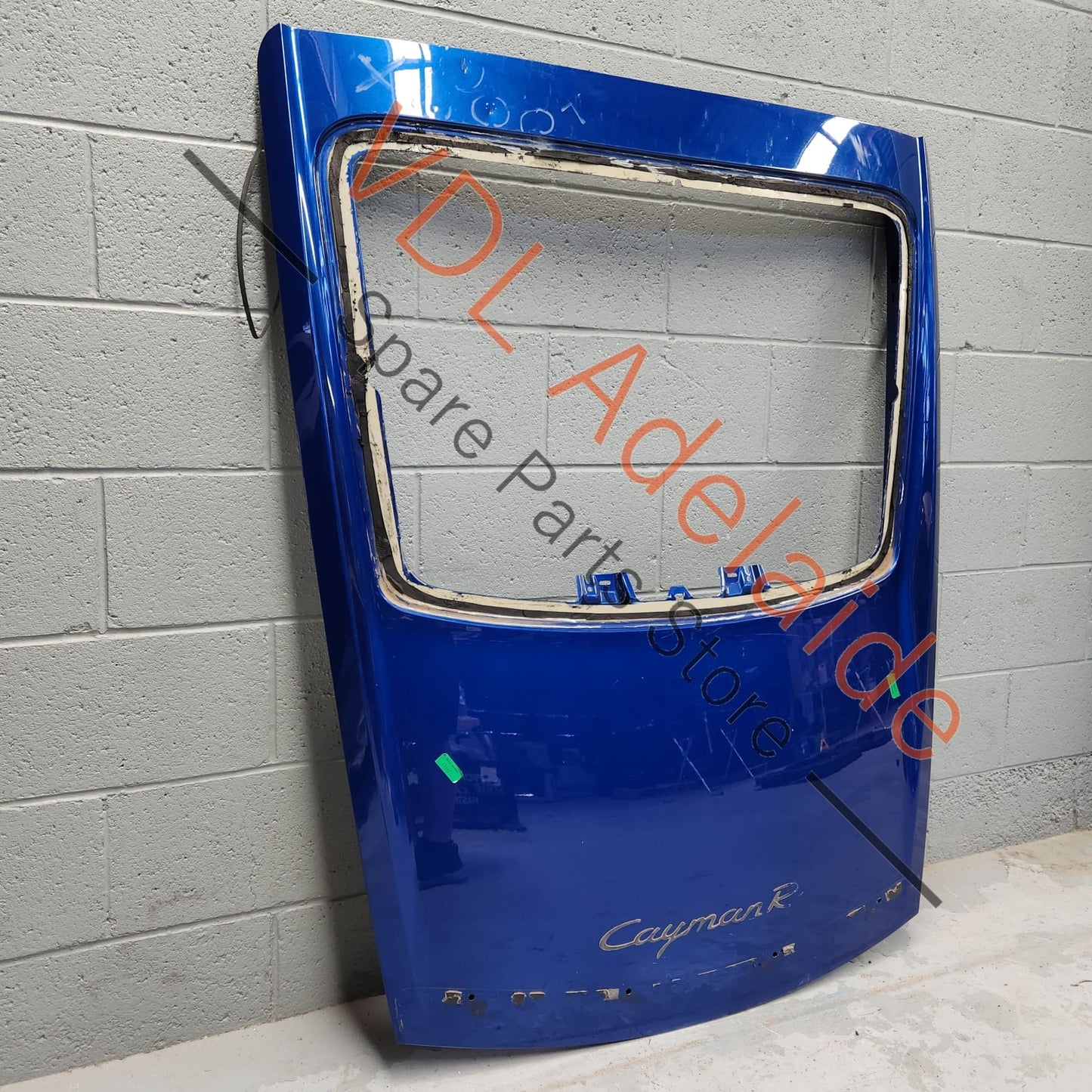 98751201110GRV 98751201101GRV Porsche Cayman 987 Rear Hatch Boot Trunk Aluminium Panel