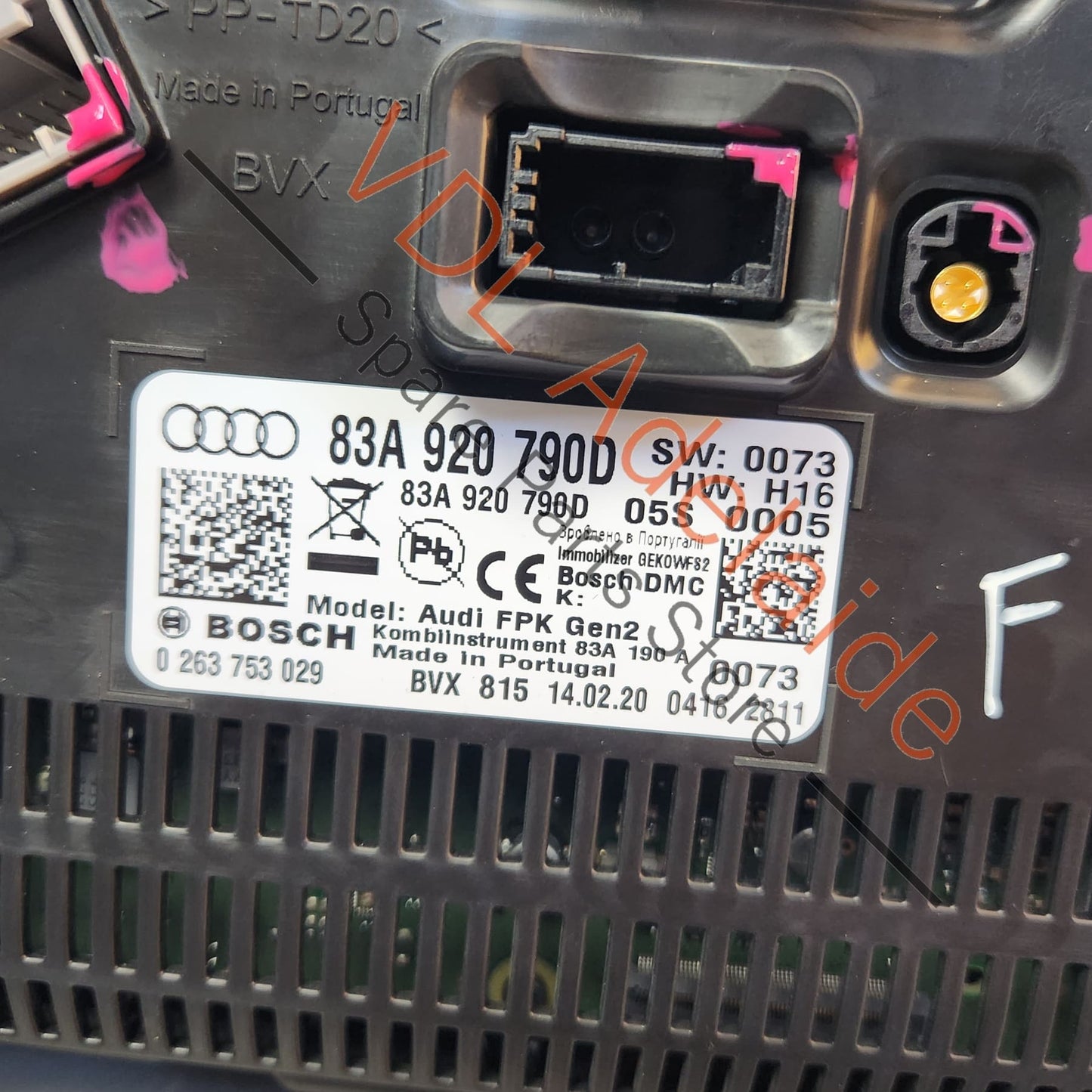 83A920790D Audi RSQ3 F3 Virtual Dash Instrument Cluster Dashboard Gauges 83A920790D
