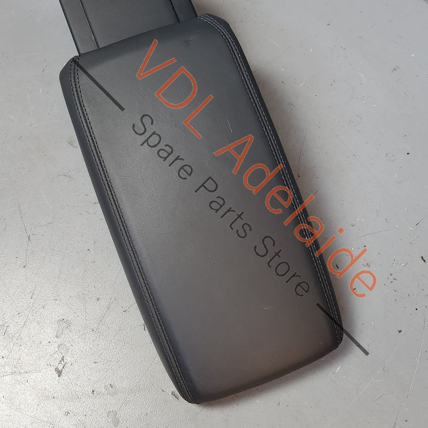 83A864207B25D 83A8642834PK Audi RSQ3 F3 Interior Middle Armrest Black with Grey Stitch 83A864207B 25D