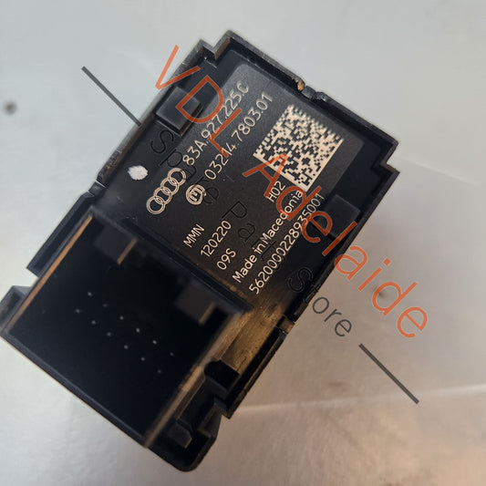 83A927225C Audi Q3 RSQ3 F3 Switch for Electric Park Brake Handbrake EPB 83A927225C